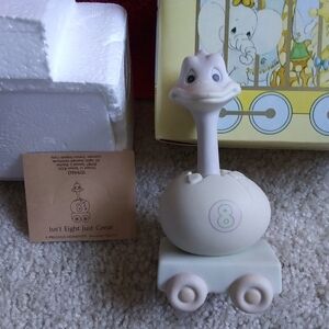 Precious Moments 1987 Isn't Eight Just Great Birthday Ostrich. (NIB)